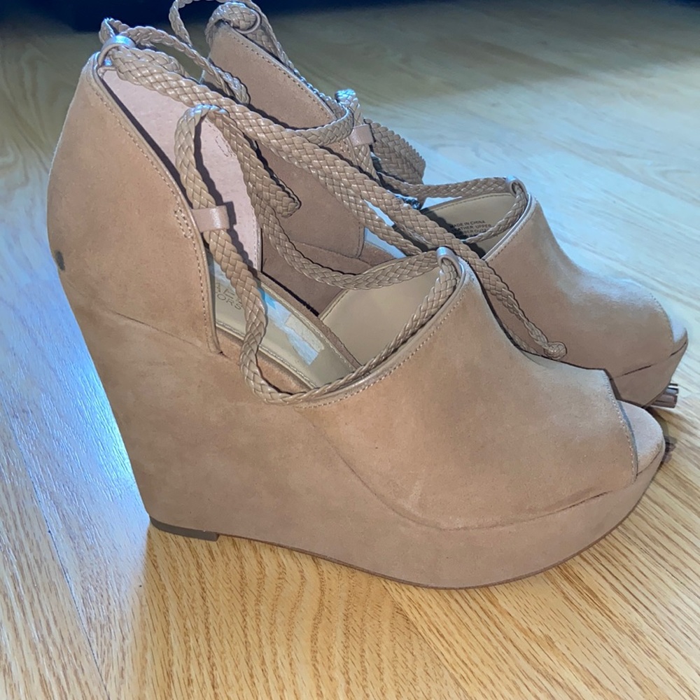 Michael Kors Beige Wedges